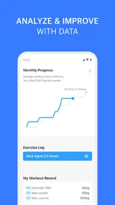 Burn.Fit - Workout Plan & Log android App screenshot 2